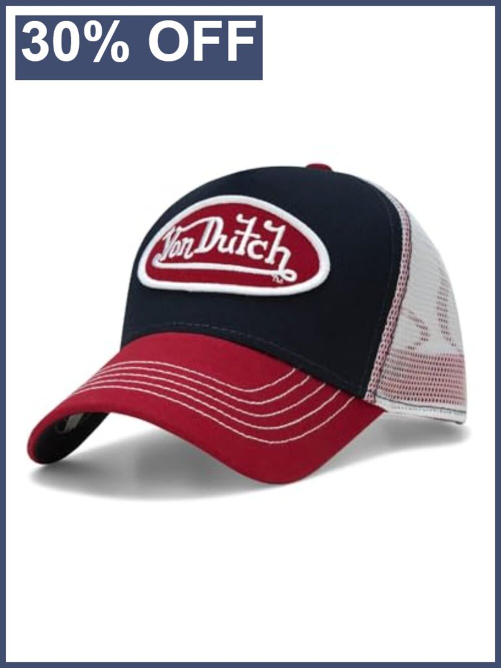 Von Dutch Unisex Trucker Hat Snapback Curved Bill Mesh Streetwear